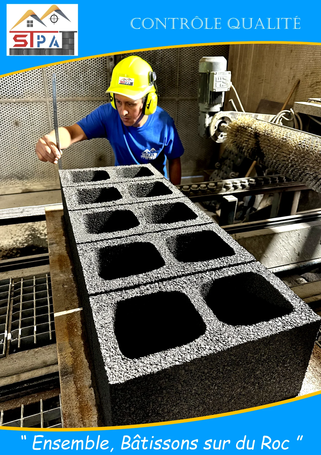 Tous nos blocs en béton sont certifiés conformément aux normes européennes garantissant ainsi une résistance et une durabilité optimales. Certifié par le CERIB